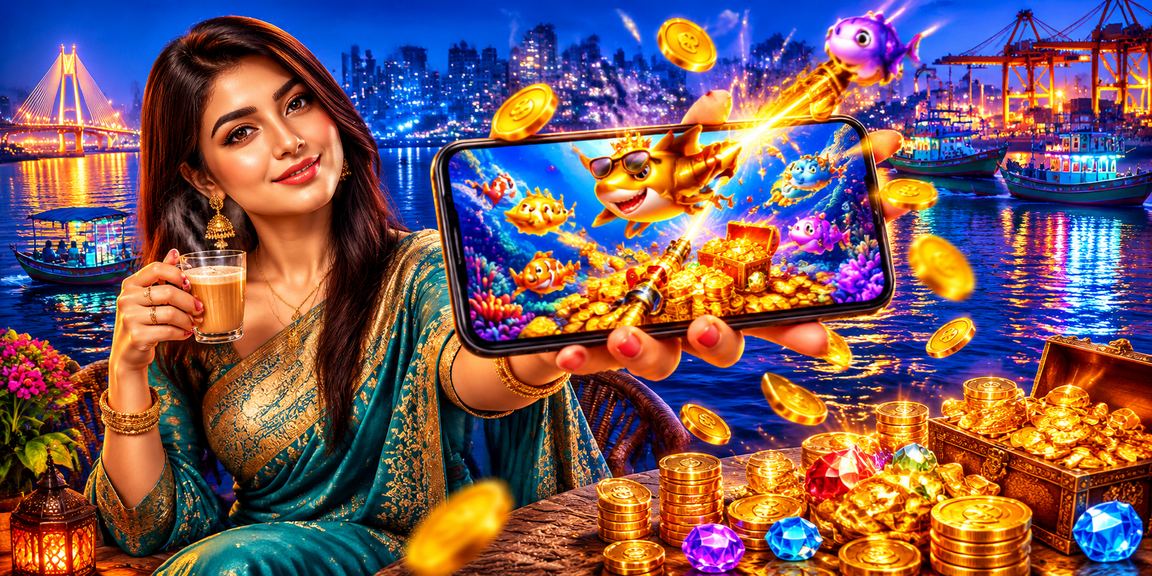 চট্টগ্রামে ফিশিং গেম খেলছেন বাংলাদেশি মডেল